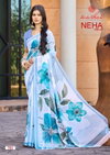 Neha Vol 7 By Kashvi Dull Moss Wholesale Digital Printed Saree Suppliers In Mumbai